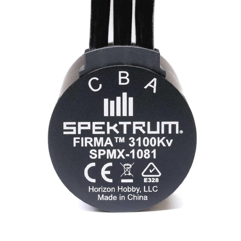 Spektrum Firma 3660-3100Kv 4-Pole Sensorless Brushless Motor: 5Mm