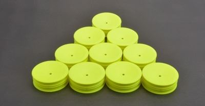 Schumacher Wheel Front Slim 2WD - Neon Yellow - 5 Pairs