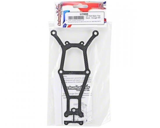 Schumacher Cougar SV Dirt Spec Carbon Fibre Top Deck