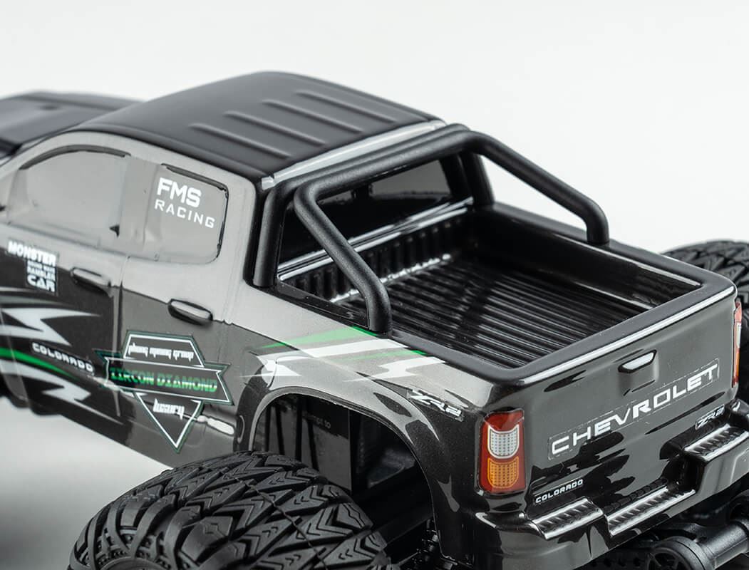 FMS FMT24 1/24TH CHEVROLET COLORADO TRUCK RTR - BLACK