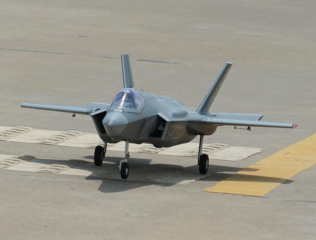 Xfly 64Mm F-35 Lightning Edf 750Mm With Retract Without Tx/Rx/Batt