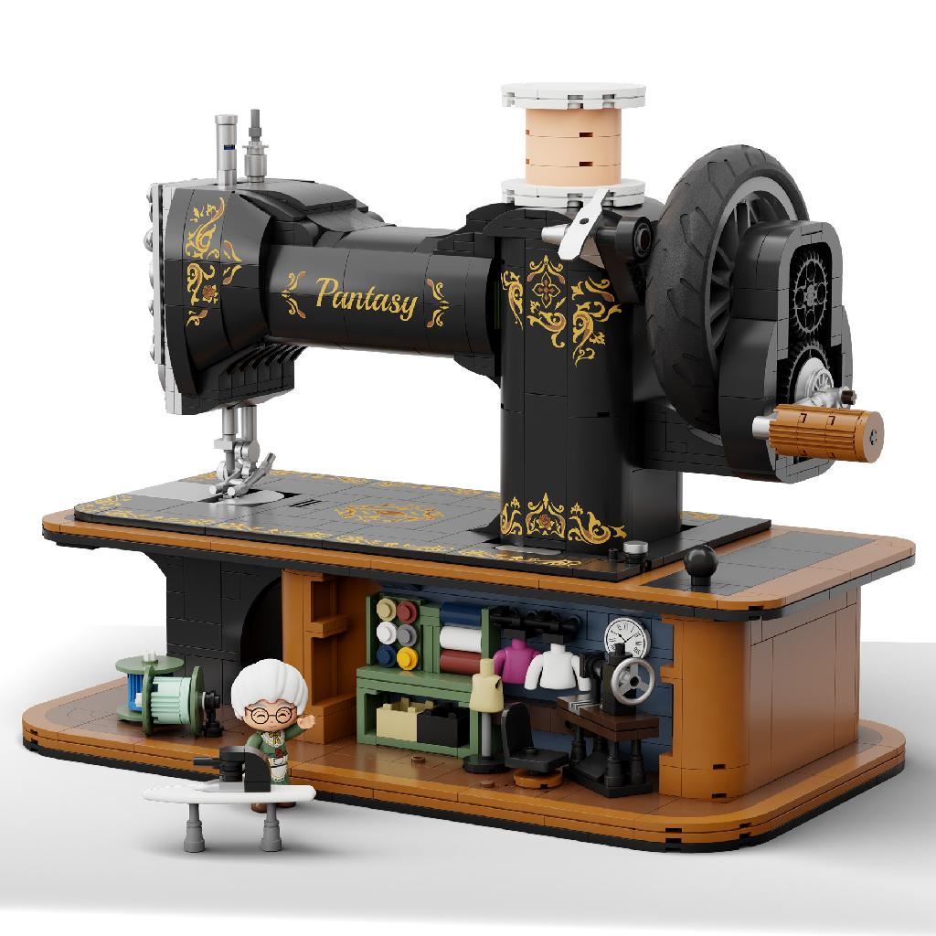 Pantasy Antique Hand Crank Sewing Machine - 1360 Pcs