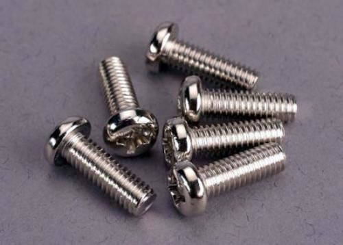 Traxxas Screws, 4X12mm Roundhead Machine (6)