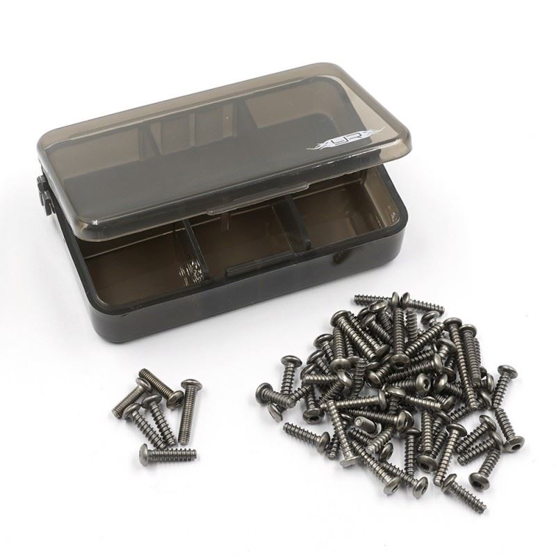 Yeah Racing Titanium Screw Assorted Set W/Box For Tamiya Wr-02C