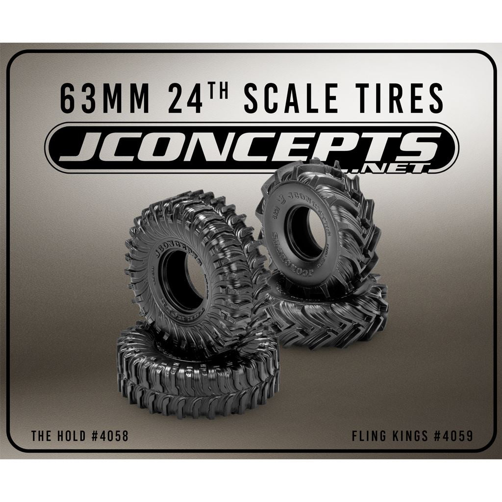 Fling King - Green (Fits 1.0in SCX24 Wheel) 63mm OD