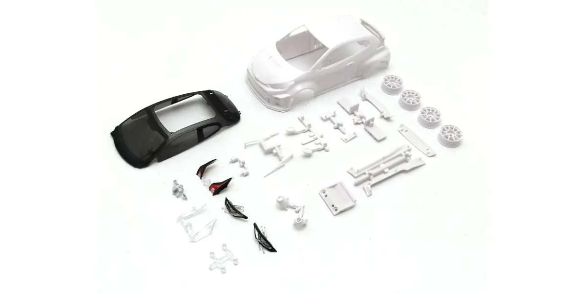 Bodyshell Toyota Yaris Grmn Circuit Mini-Z + Jantes 4Wd (A Peindre)