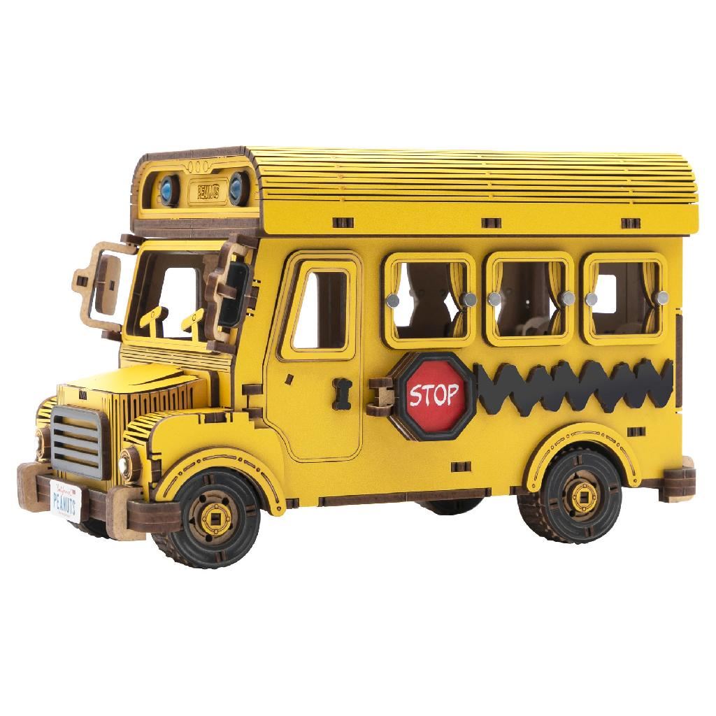 Puremind Peanuts™ Snoopy Yellow School Bus