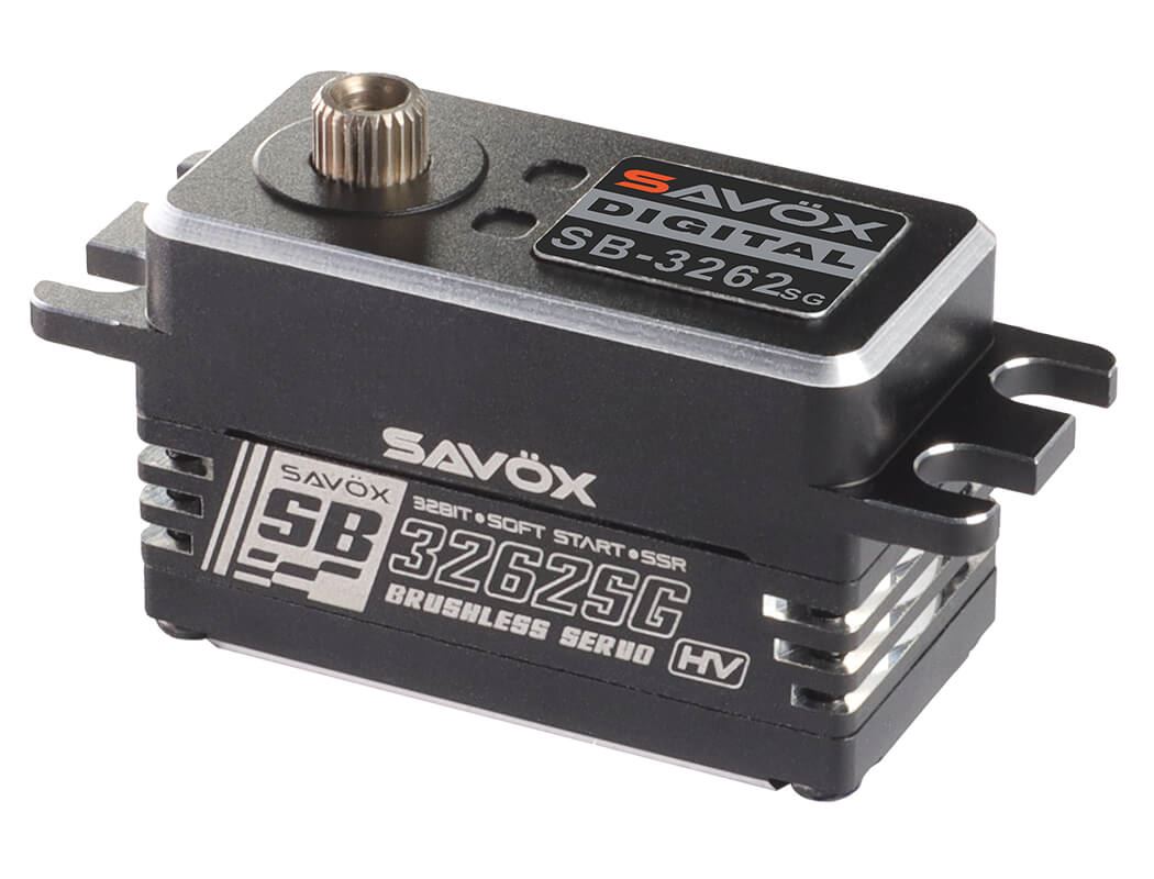 SAVOX HV LOW PROFILE BRUSHLESS CNC SERVO 28KG/0.08s@7.4V