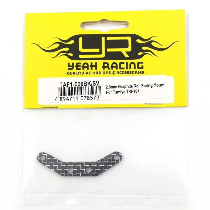 Yeah Racing 2.0Mm Graphite Roll Spring Mount For Tamiya Trf104