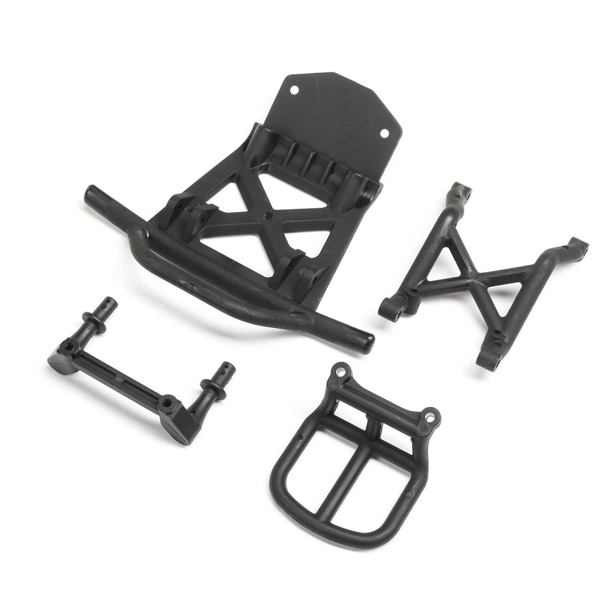 Losi Front Bumper, Brace & Body Mount: DBXL 2.0
