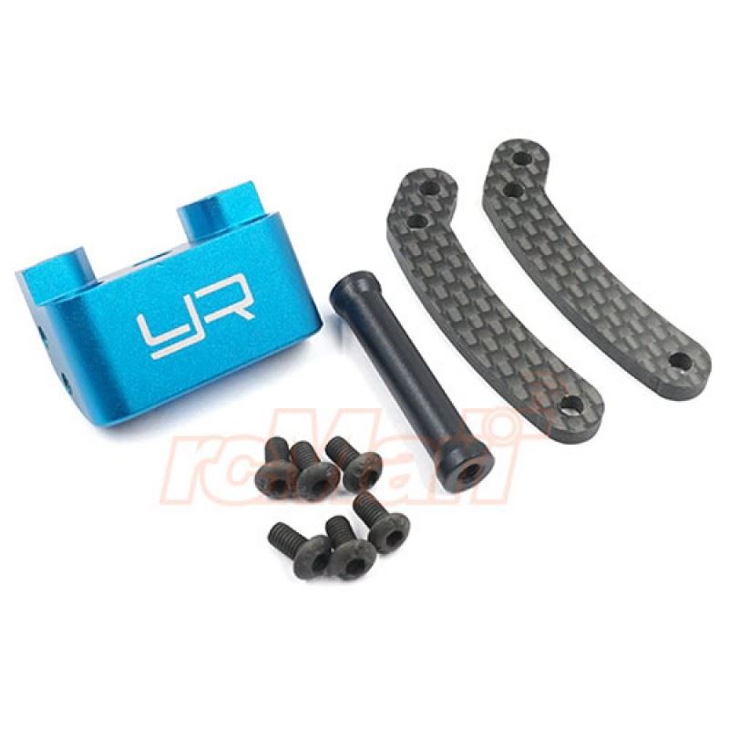 Yeah Racing Aluminum Front Bumper for Tamiya SW-01 Blue