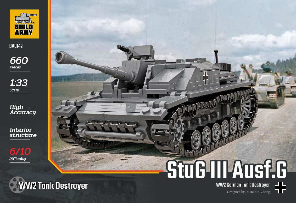 Build Army Stug Lll Ausf. G Tank Destroyer