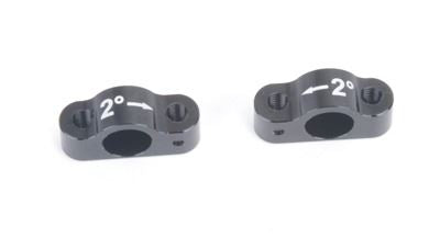 Schumacher Alloy 2/3.5deg Rear Pivot Blocks - CAT L1