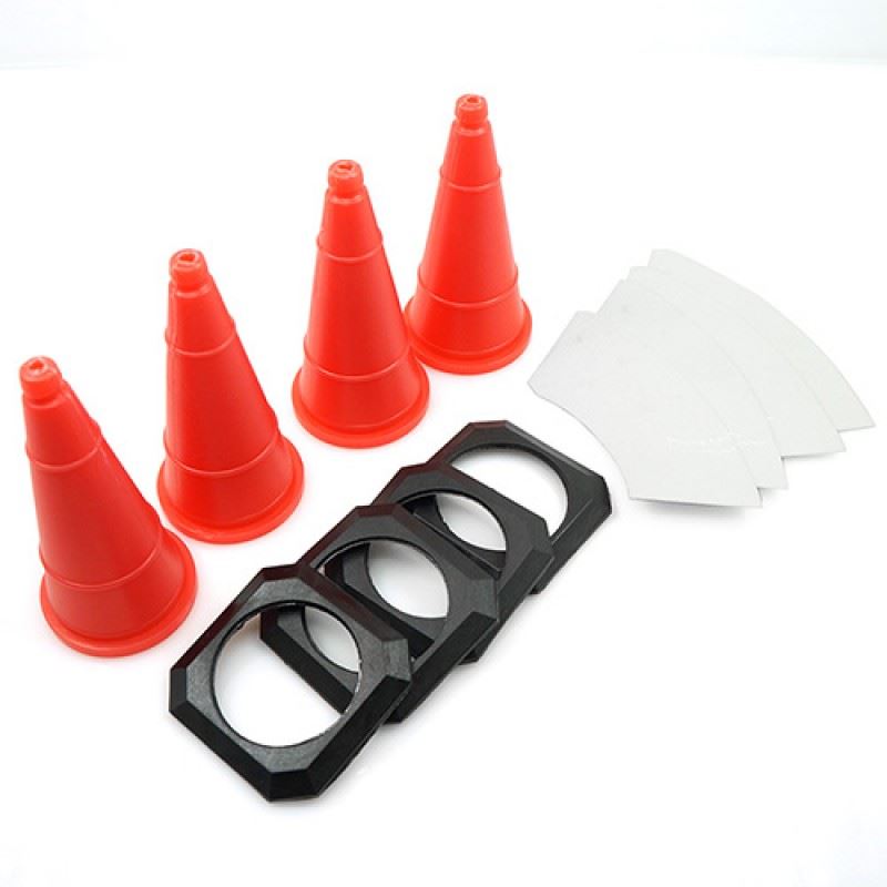 Yeah Racing 1/10 Scale Traffic Cone Accessory 4pcs