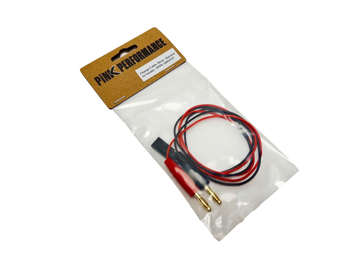Charge Cable 30Cm Pink Performance - Banana To Futaba