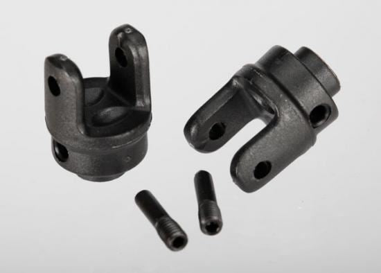 TRAXXAS Differential output yokes, heavy duty (2)/ screw pin (2)