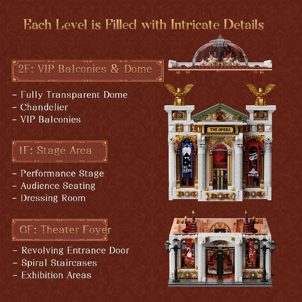Pantasy The Opera Building - 3518 Pcs