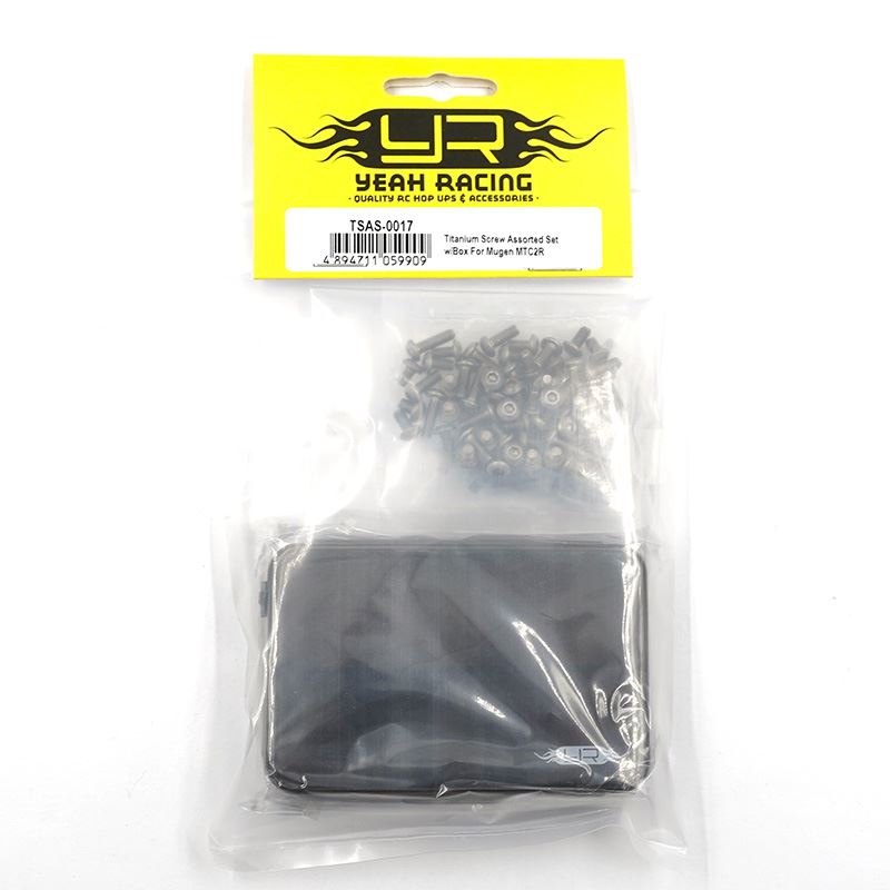 Yeah Racing Titanium Screw Assorted Set W/Box For Mugen Mtc2R