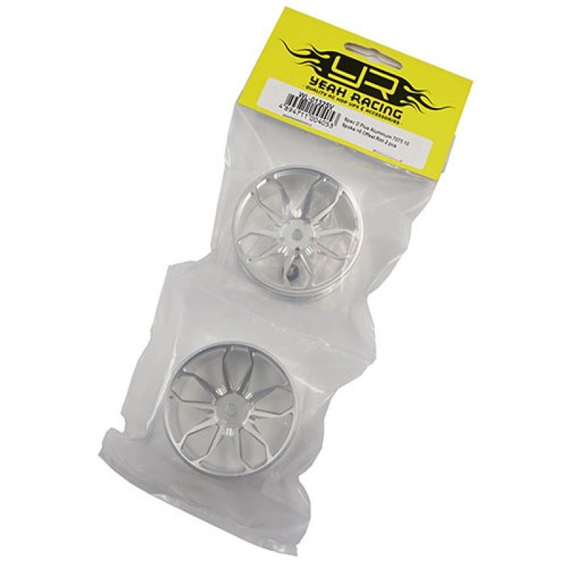 Yeah Racing Spec D Plus Aluminum 7075 10 Spoke +6 Offset Drift Rim 2pcs