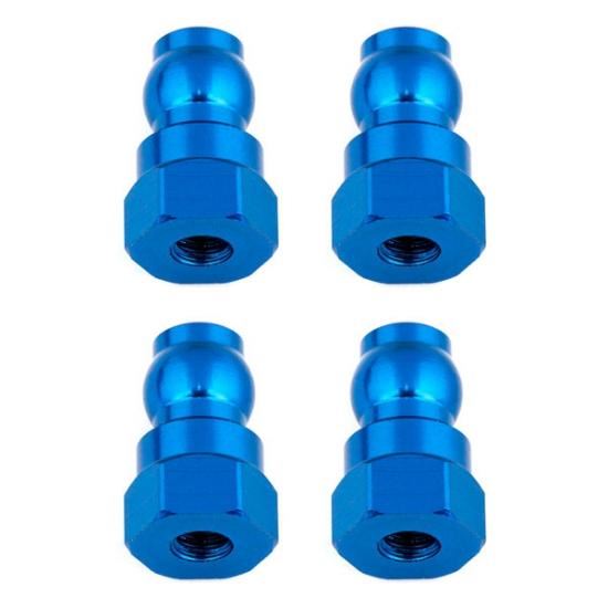 TEAM ASSOCIATED SHOCK BUSHINGS 12 MM BLUE ALUMINUM