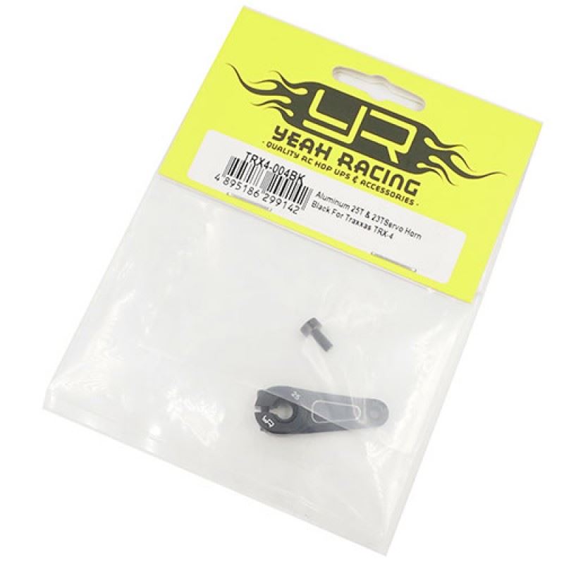 Yeah Racing Aluminum 23T 25T Servo Horn Black For Traxxas TRX-4 TRX-6