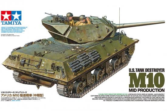 Tamiya 1/35 Us M10 Mid Production