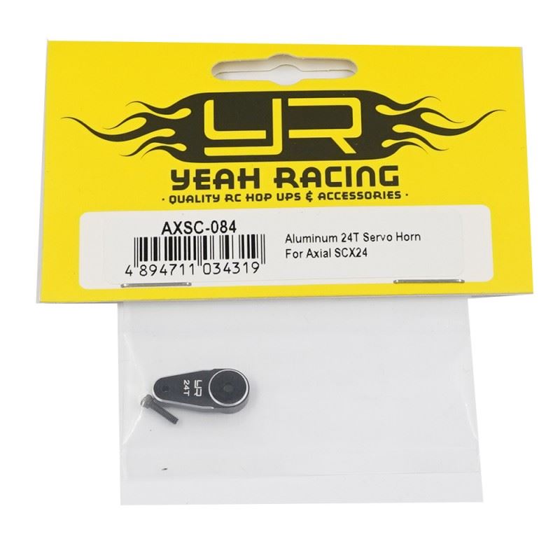 Yeah Racing Aluminum 24T Servo Horn For Axial SCX24