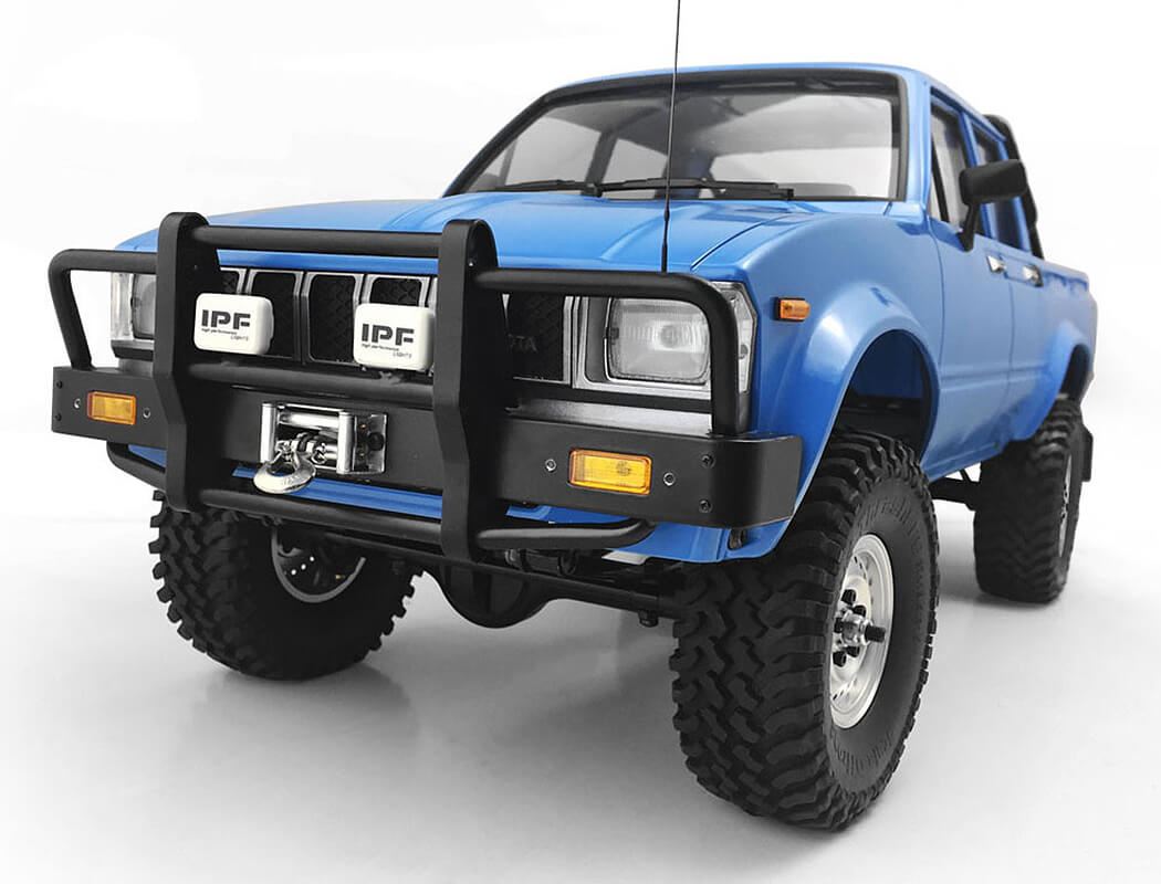 RC4WD KANGAROO FRONT BUMPER W/LIGHTS FOR MOJAVE II 2/4 DOOR BODY SET (BLACK)