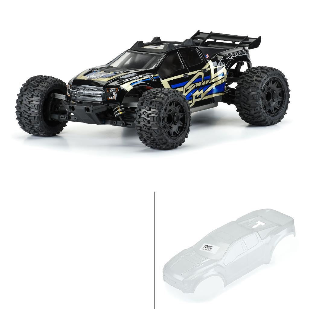 Proline 1/10 Pre-Cut 2017 Ford F-150 Raptor Clear Body: Rustler 4X4
