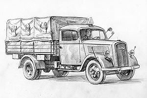 Zvesda German 3T Truck