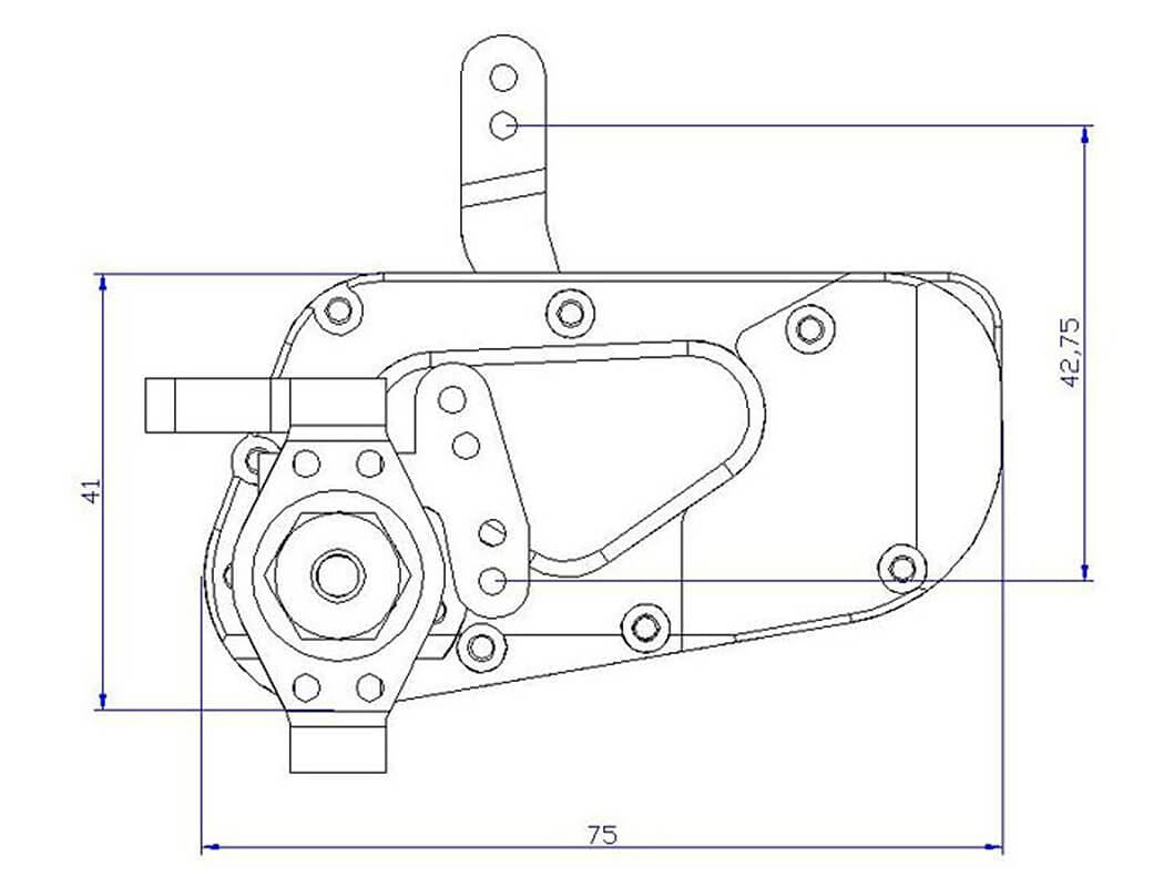 RC4WD BULLY 2 COMPETITION CRAWLER FRONT AXLE