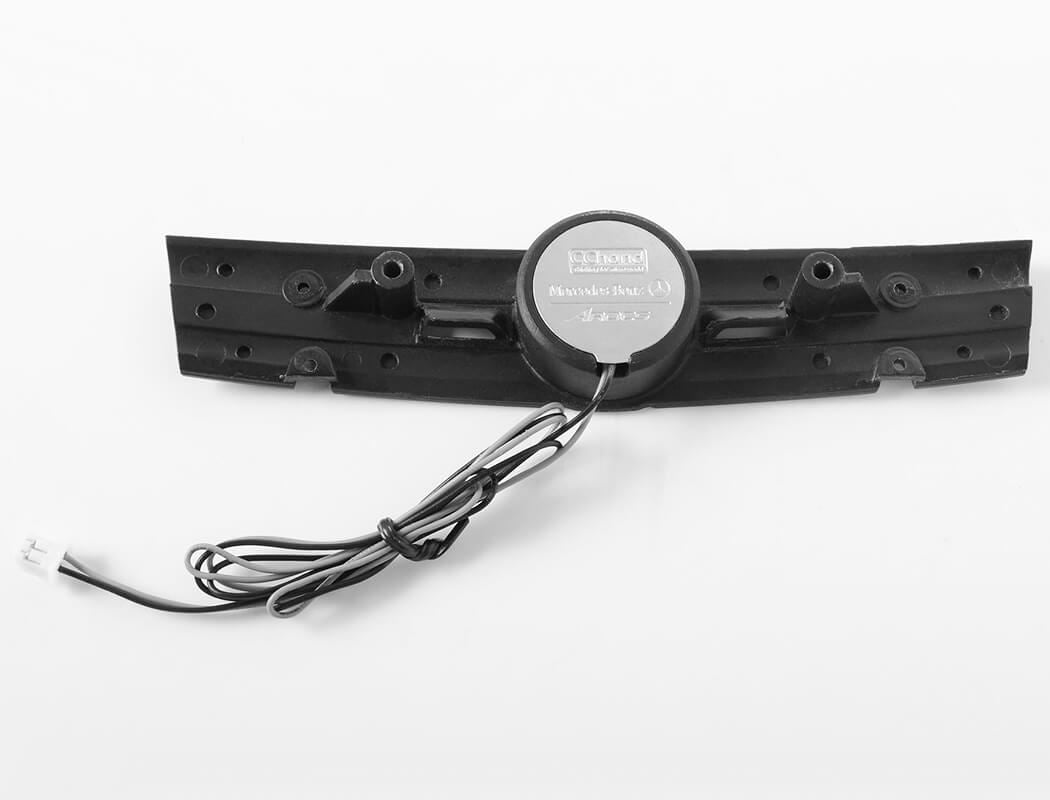 RC4WD AMBIENT LIGHT GRILL LOGO W/STROBE EFFECT UNIT FOR MERCEDES-BENZ AROCS 3348 6X4 TIPPER TRUCK(A)