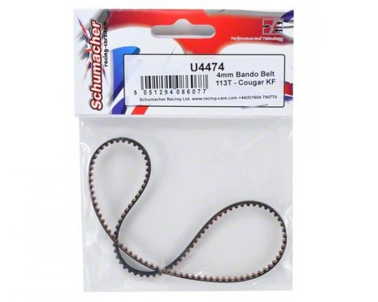 Schumacher 4mm Bando Belt 113T - Cougar KF