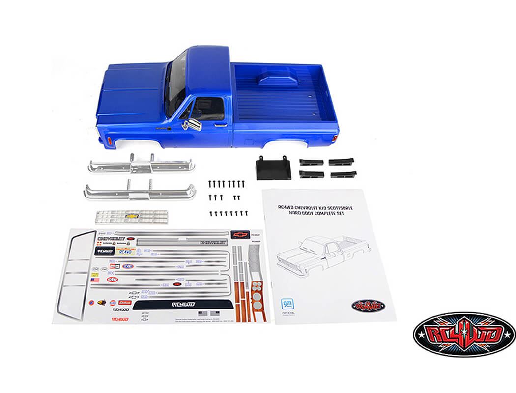 Rc4Wd Chevrolet K10 Scottsdale Hard Body Complete Set (Blue)