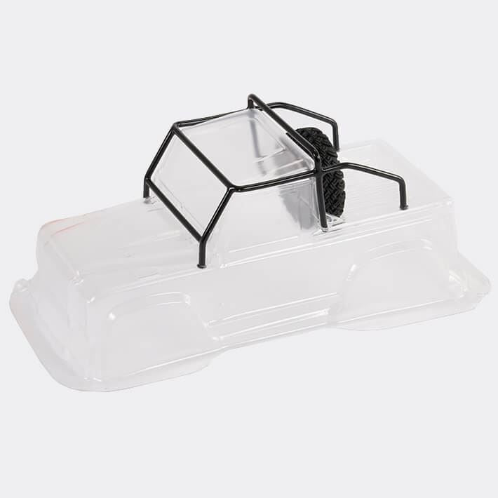 FTX Mini Outback 2.0 Ranger Body + Roll Cage - CLEAR PVC