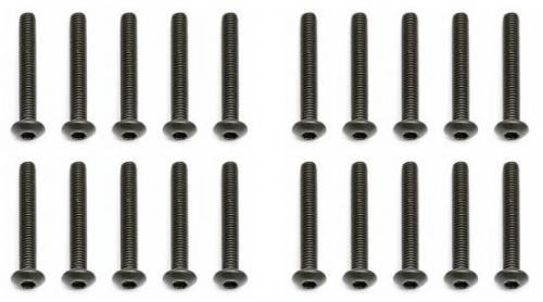 Team Associated M3 X 22 Button Head Hex Screws (10)