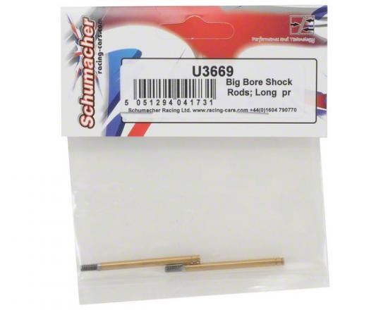 Schumacher Big Bore Shock Rods; Long pr