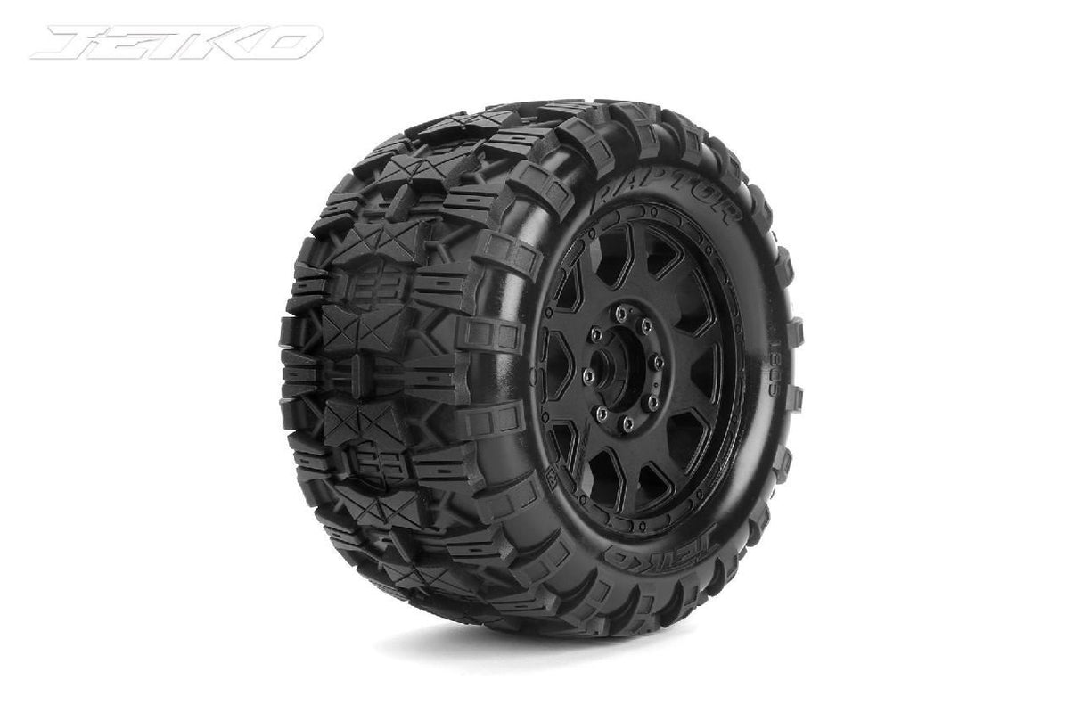 Jetko Ex Tyre Mt Raptor Belted 3.8In 17Mm-12Mm Black Wheel