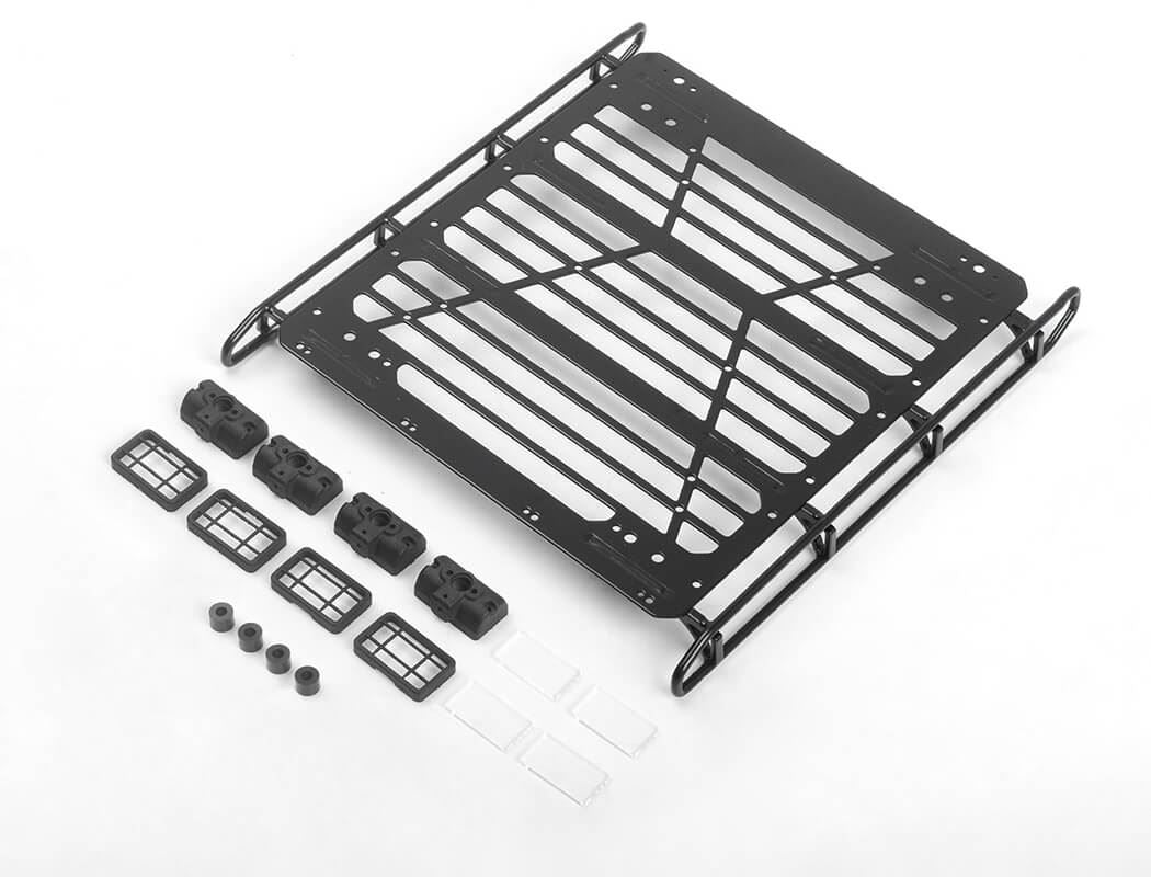 RC4WD ADVENTURE STEEL ROOF RACK W/ FRONT & REAR LIGHTS FOR MERCEDES-BENZ G 63 AMG 6X6