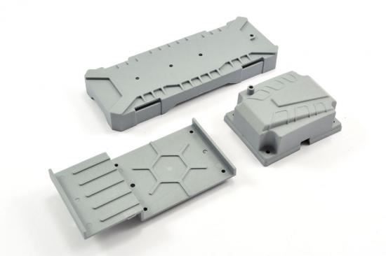 FTX MAULER ELECTRONICS & BATTERY TRAYS W/STRAP SET