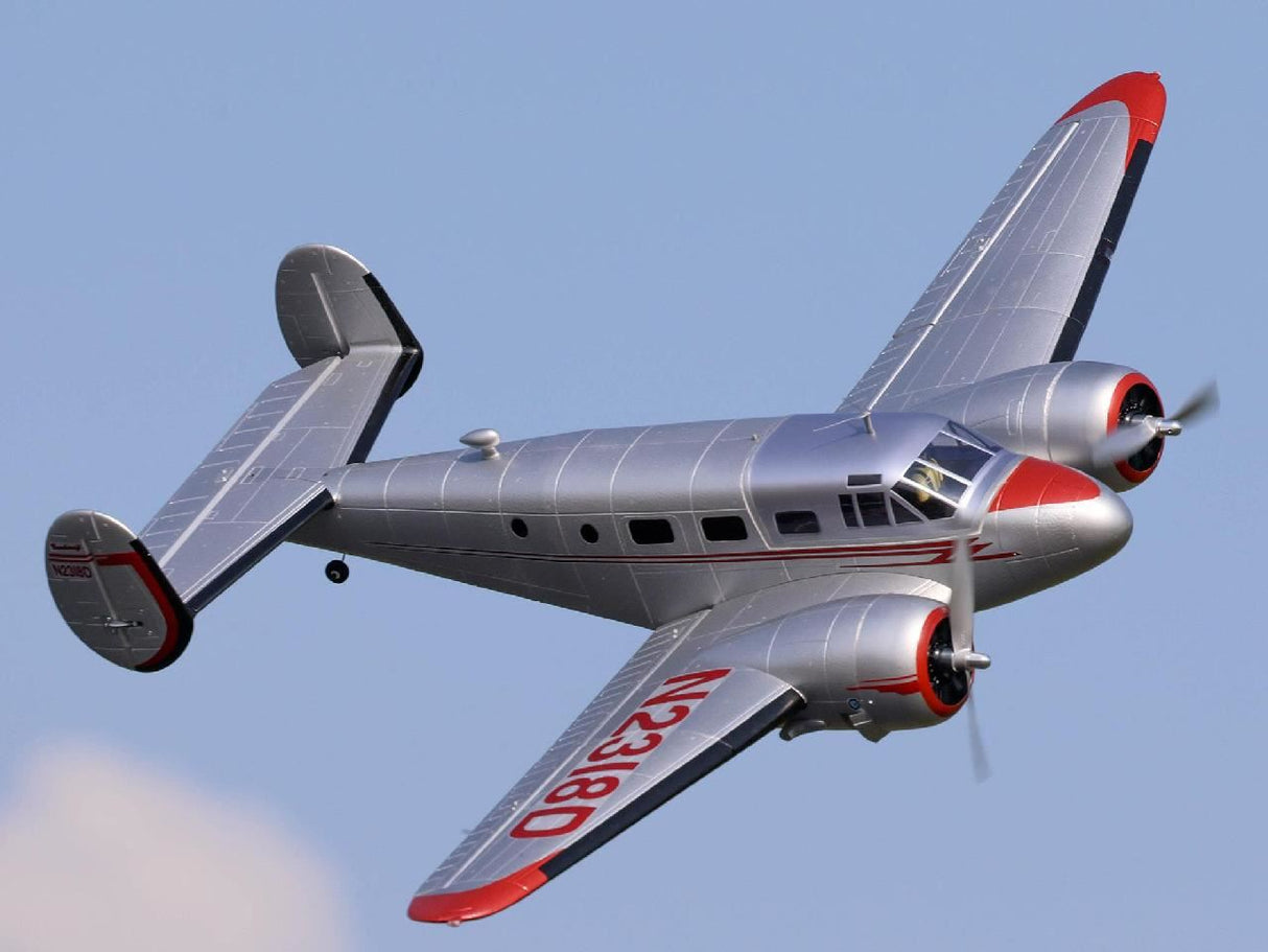 E Flite Beechcraft D18 1.5m BNF Basic