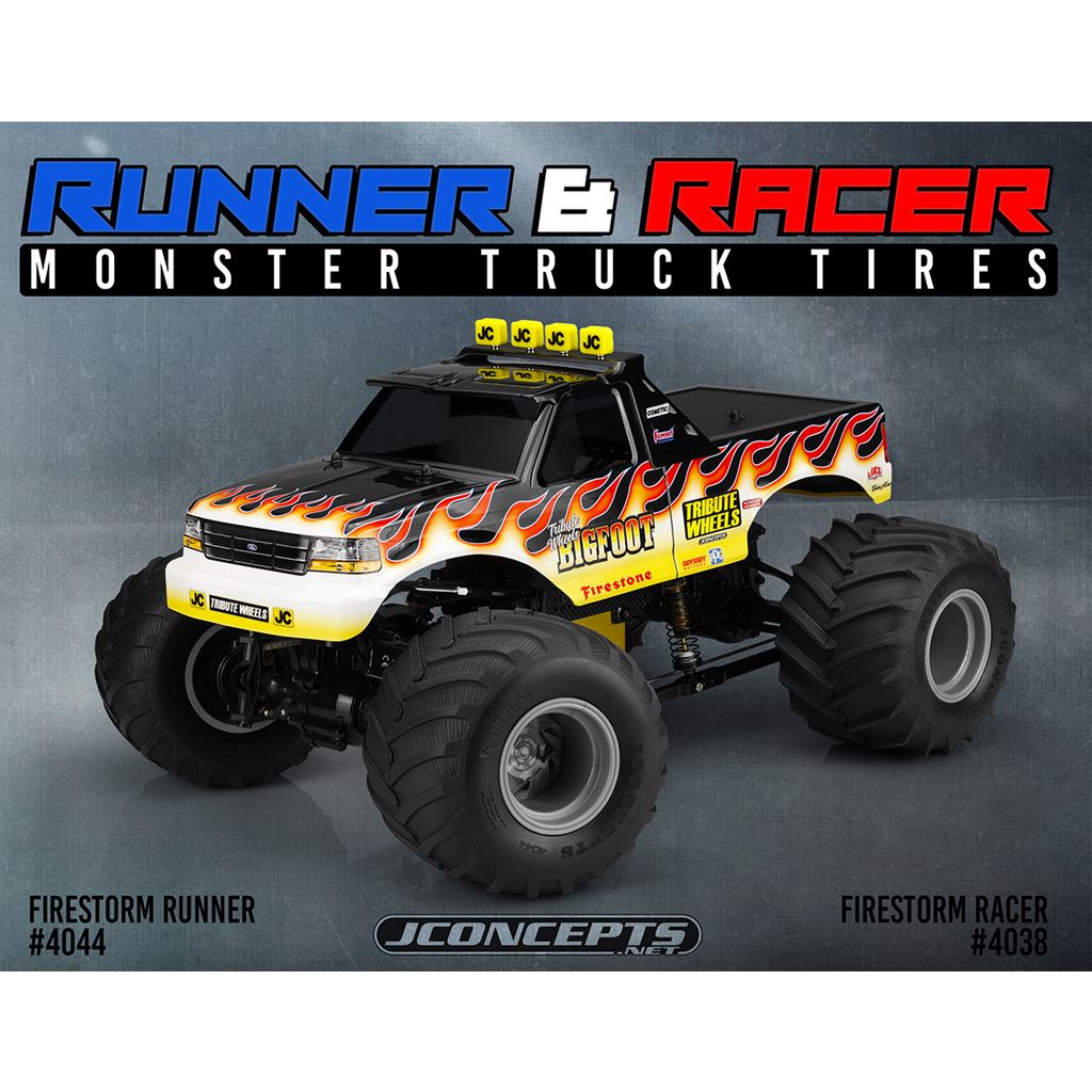 Firestorm Runner - Blue - Monster Truck Tyre