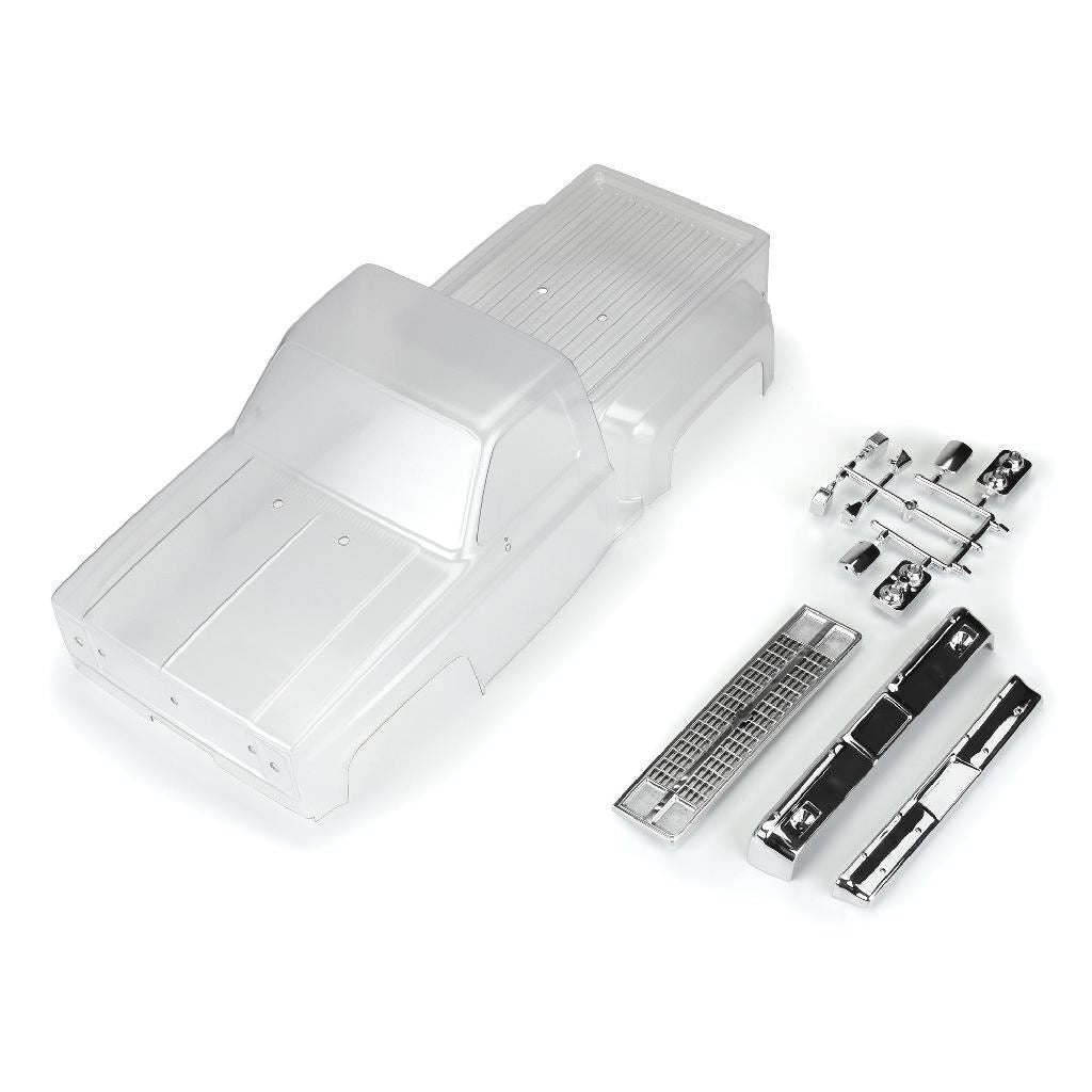 Proline 1982 Chevy K-10 Clear Body Set With Scale Molded Accesories
