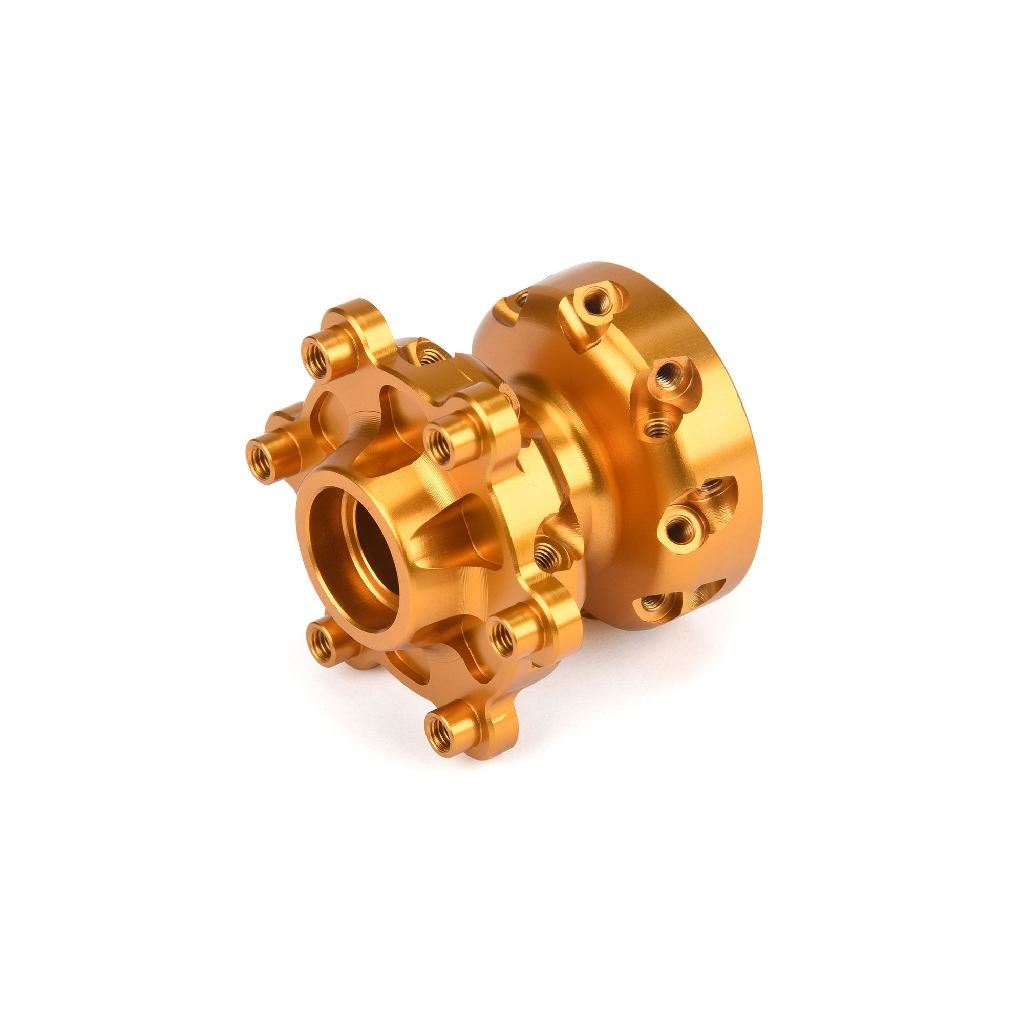 Pro 1/4 Pro-Spec Aluminum Front Hub Gold: Promoto-Mx