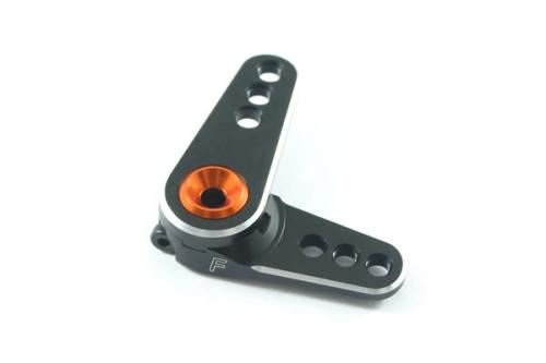 FASTRAX 25T BLACK ALUMINIUM 3-IN-1 SERVO HORN (SAVOX/FUT)