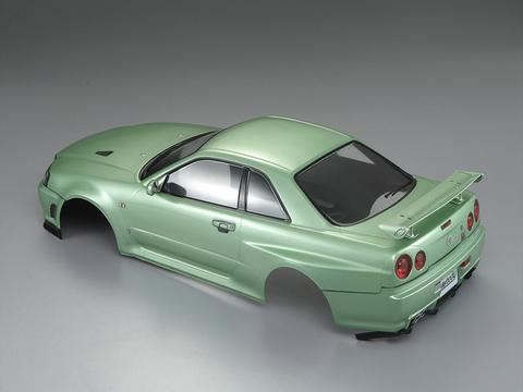 KILLERBODY NISSAN SKYLINE R34 195MM FINISHED BODY-GREEN