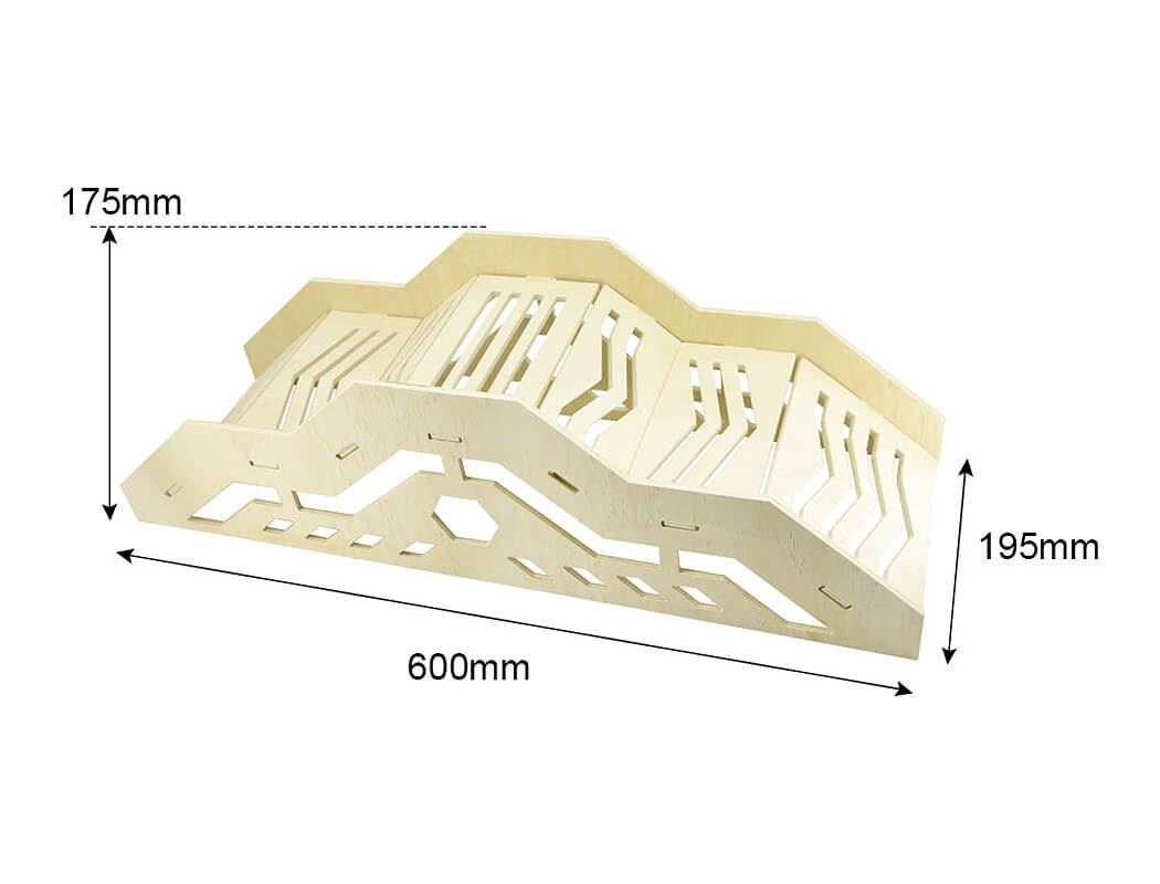 FASTRAX WOOD BOARD CLIMBING UP'N'OVER OBSTACLE TYPE C