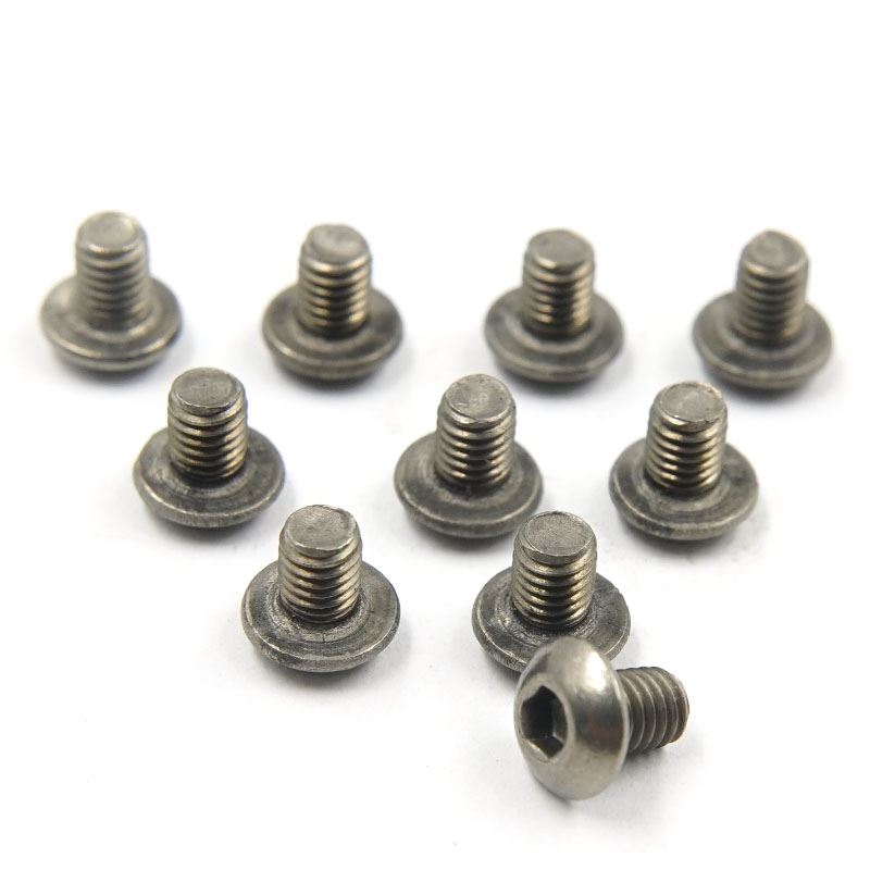 Yeah Racing Titanium G2 Hex Socket Button Head Machine Screw (3X5Mm)- 10Pcs