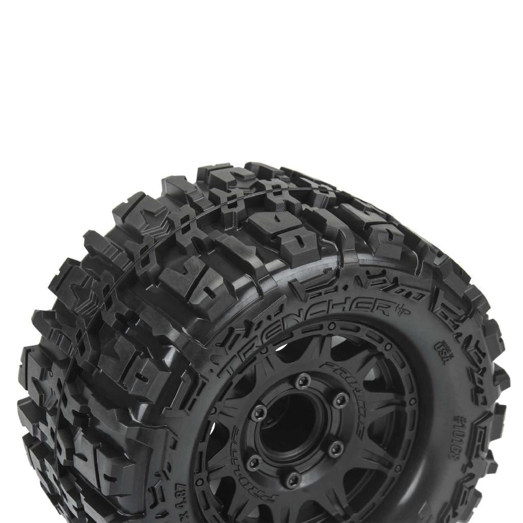 Proline 1/10 Trencher Hp Belted F/R 2.8In Mt Tires Mounted 12mm Blk R
