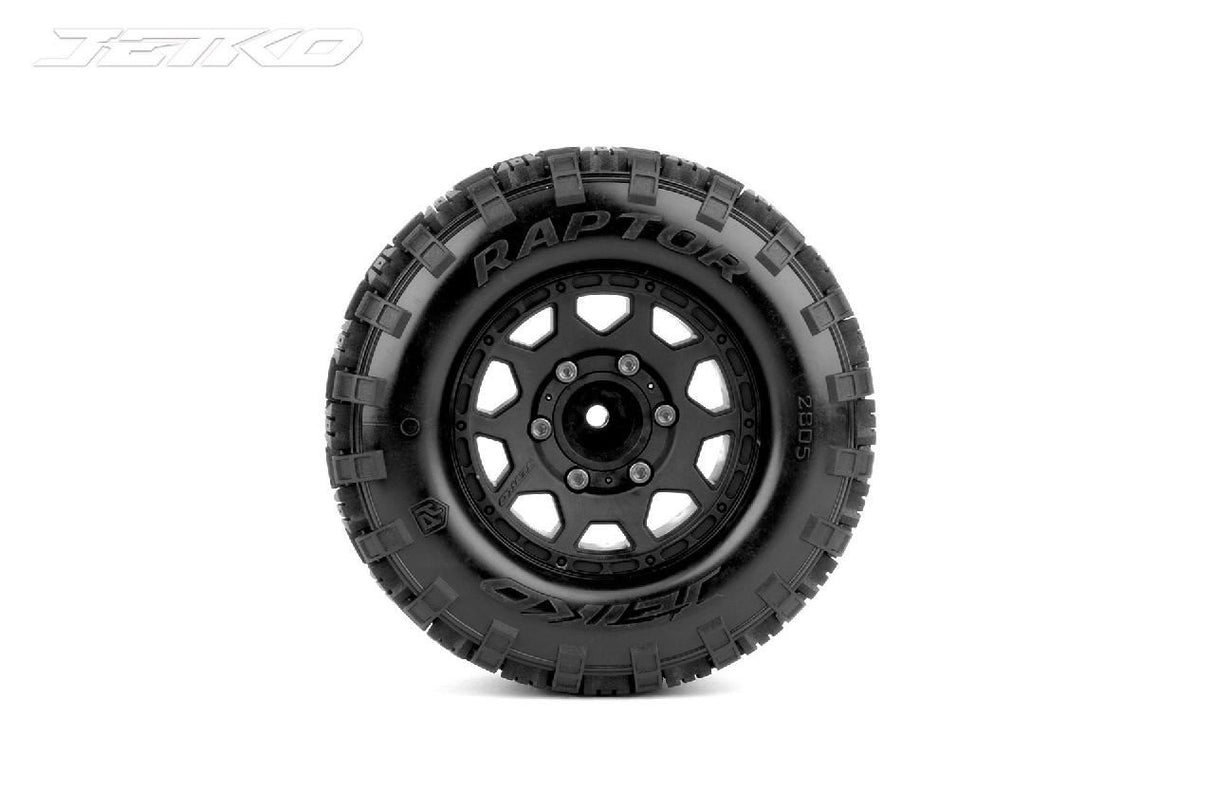 Jetko Ex Tyre Mt Raptor Black Wheel 2.8In Hex 12-14-17Mm (2)